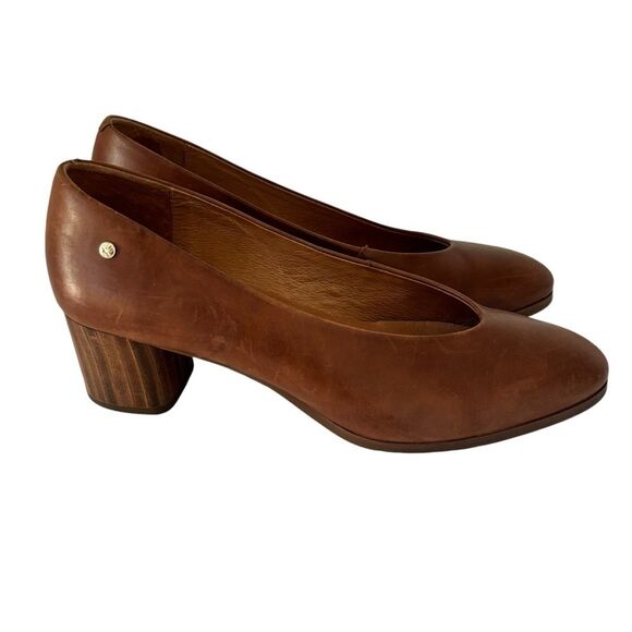 PIKOLINOS Women's Tan Leather Calafat Pump Sz 42 - Picture 3 of 11